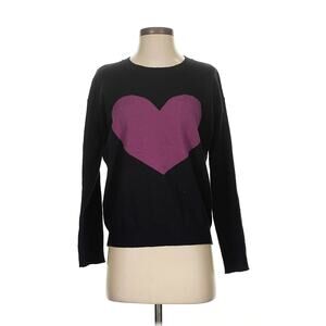 Splendid Heart Sweater Black sz small